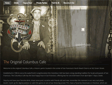 Tablet Screenshot of columbuscafesf.com